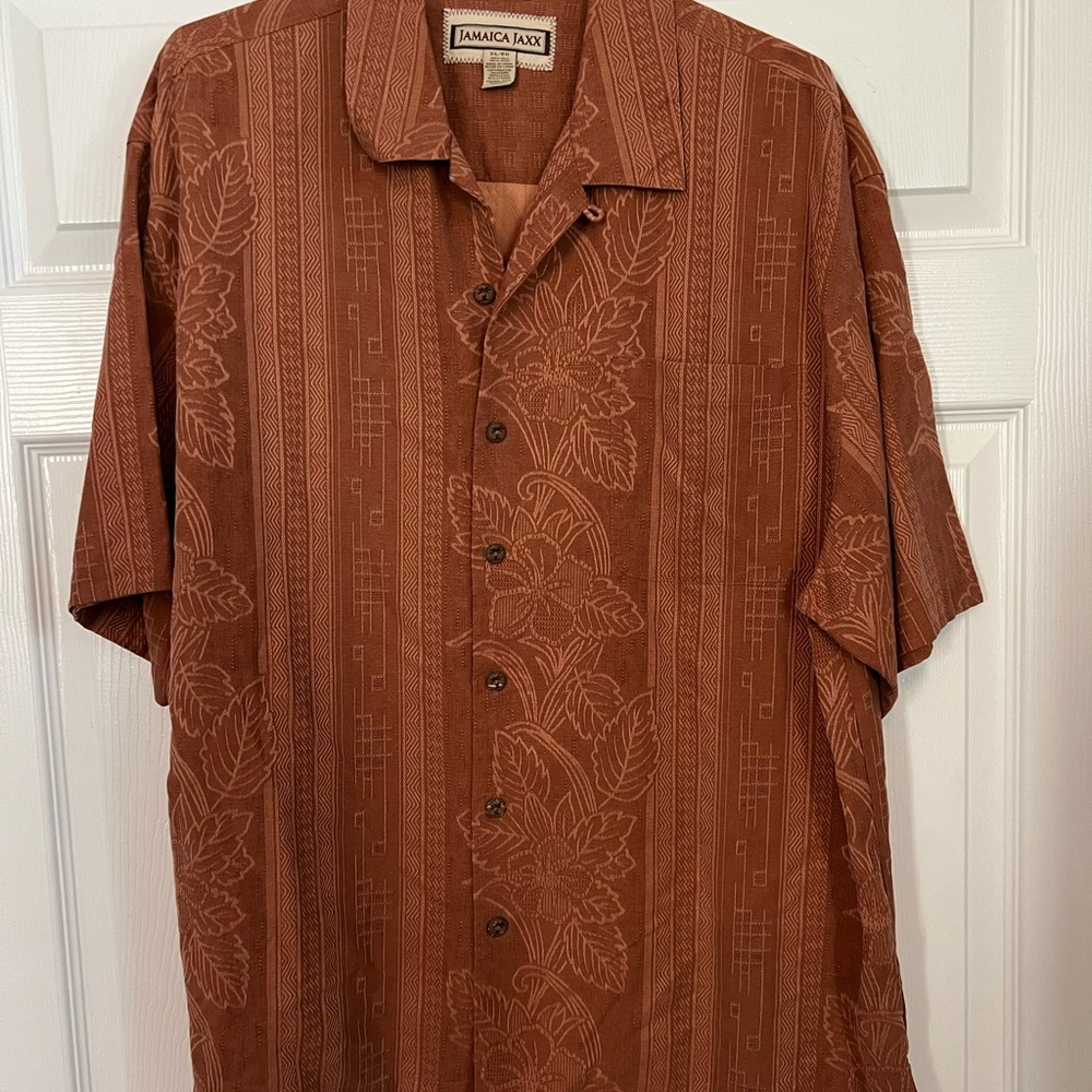 Jamaica Jaxx Men's Brown Shirt